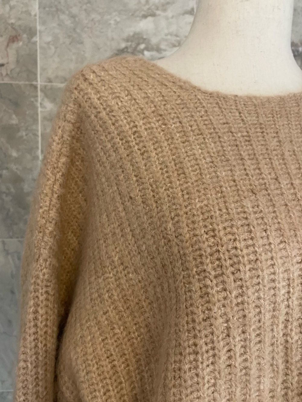 WAYF Ribbed Twist Back Sweater - Picture 4 of 8